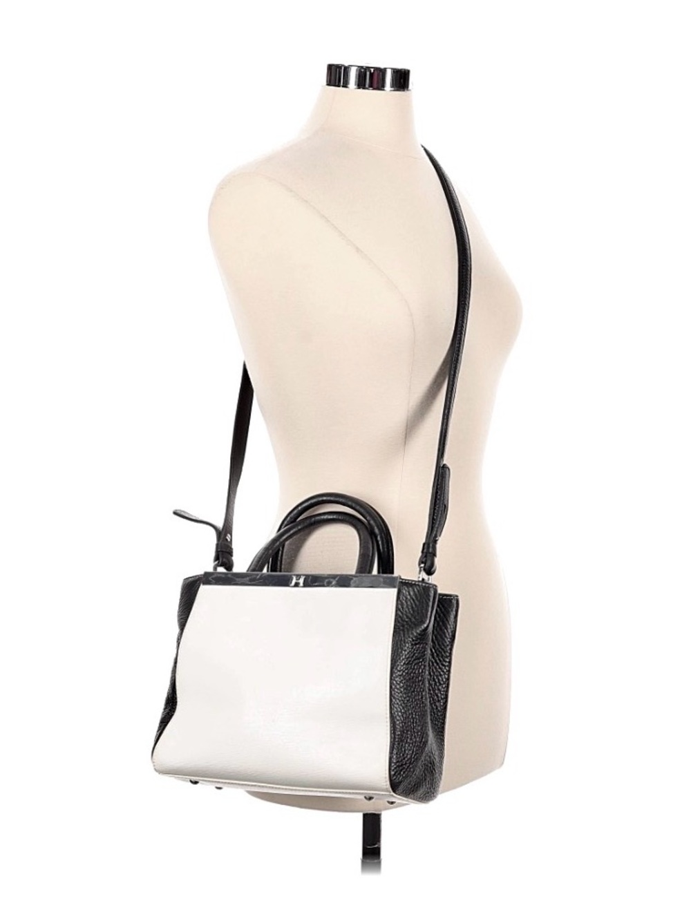Halston Heritage Small Top Handle Leather NEW